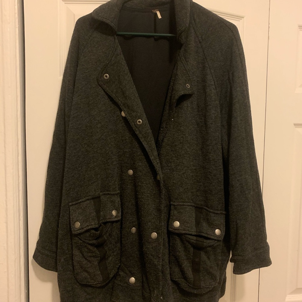 Free People gray fall jacket
